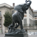 Handmade Best Quality antique cast bronze standing elephant sculpture statue